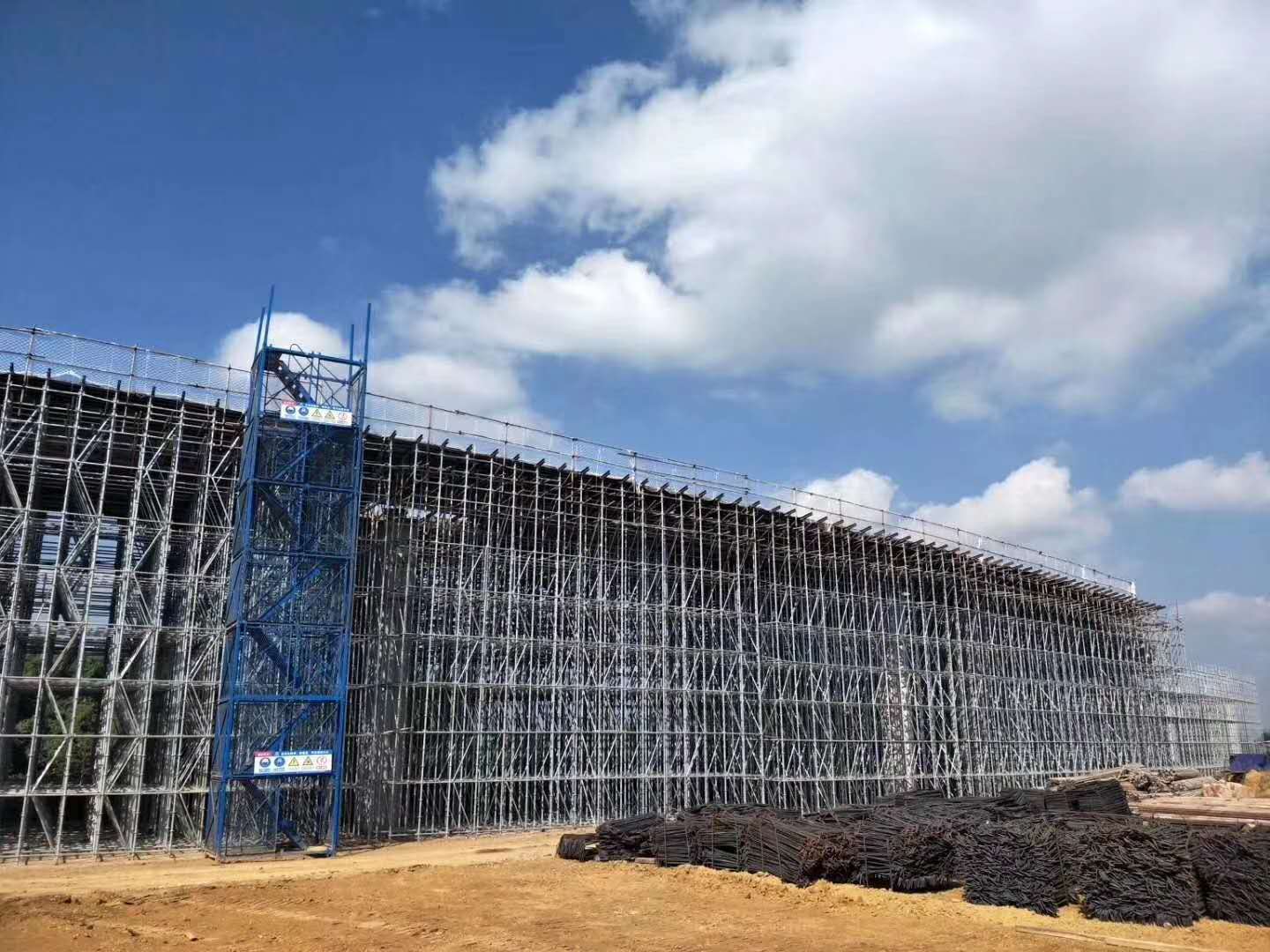 盤扣腳手架搭建周期短，經濟效益好！